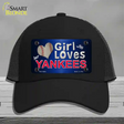 This Girl Loves Her Yankees Novelty License Plate Hat Mesh / Black