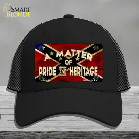 Matter Of Pride Novelty License Plate Hat Mesh / Black