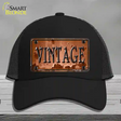 Vintage Rusty Sign Novelty License Plate Hat Mesh / Black