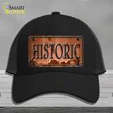 Historic Novelty License Plate Hat Mesh / Black