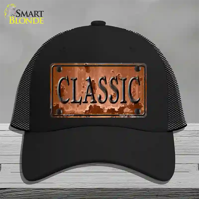 Classic Novelty License Plate Hat Mesh / Black