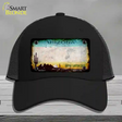 Arizona Rusty Blank Novelty License Plate Hat Black Mesh