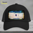 Minnesota Rusty Blank Novelty License Plate Hat Black Mesh