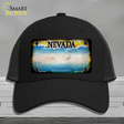 Nevada Rusty Blank Novelty License Plate Hat Mesh / Black