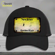 New Jersey Rusty Blank Novelty License Plate Hat Mesh / Black