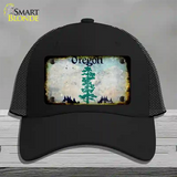 Oregon Rusty Blank Novelty License Plate Hat Mesh / Black