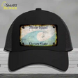 Rhode Island Rusty Blank Novelty License Plate Hat Mesh / Black