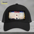 Texas Rusty Blank Novelty License Plate Hat Mesh / Black