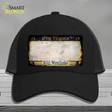 West Virginia Rusty Blank Novelty License Plate Hat Mesh / Black