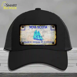 Nova Scotia Rusty Blank Novelty License Plate Hat Mesh / Black