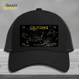 California Black Rusty Blank Novelty License Plate Hat Mesh / Black