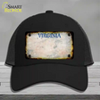 Virginia Old Dominion Rusty Blank Novelty License Plate Hat Mesh / Black