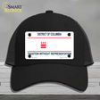 Taxation Without Representation Novelty License Plate Hat Mesh / Black