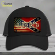 All Lives Matter Flag Novelty License Plate Hat Mesh / Black