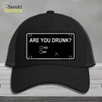 Are You Drunk Novelty License Plate Hat Mesh / Black