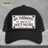 My Therapist Novelty License Plate Hat Mesh / Black