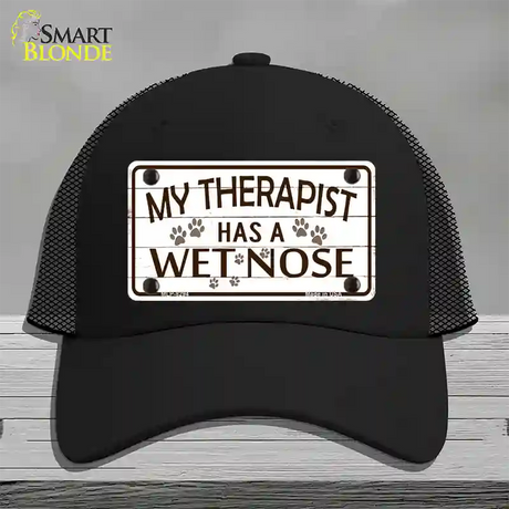 My Therapist Novelty License Plate Hat Mesh / Black