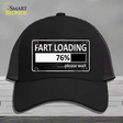 Fart Loading Novelty License Plate Hat Mesh / Black