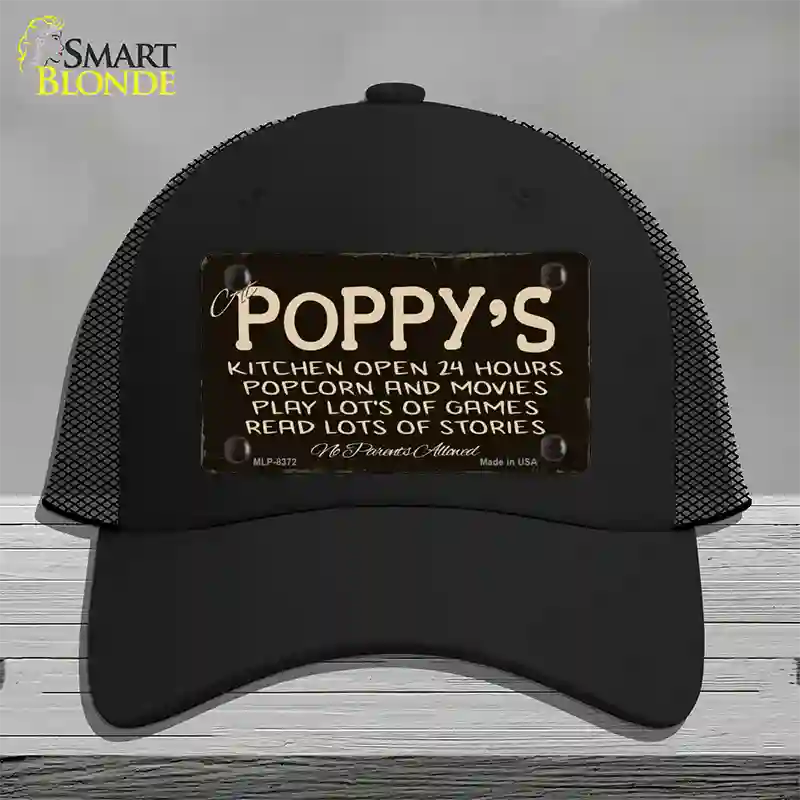 At Poppys Novelty License Plate Hat Mesh / Black