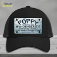 Poppy Is Here To Help Novelty License Plate Hat Mesh / Black