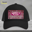 Nonnas Place Novelty License Plate Hat Mesh / Black