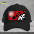 Lady Bug Novelty License Plate Hat Mesh / Black