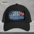 This Girl Loves Her Grizzlies Novelty License Plate Hat Mesh / Black