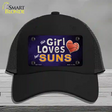 This Girl Loves Her Suns Novelty License Plate Hat Mesh / Black