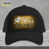 This Girl Loves Her Bruins Novelty License Plate Hat Mesh / Black