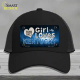 This Girl Loves Kentucky Novelty License Plate Hat Mesh / Black