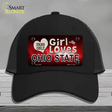 This Girl Loves Ohio State Novelty License Plate Hat Mesh / Black