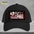 This Girl Loves Texas A&M Novelty License Plate Hat Mesh / Black