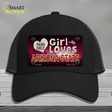 This Girl Loves Arizona State Novelty License Plate Hat Mesh / Black