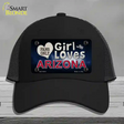 This Girl Loves Arizona Novelty License Plate Hat Mesh / Black