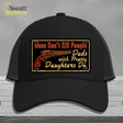 Guns Dont Kill People Novelty License Plate Hat Mesh / Black