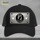 POW MIA Diamond Novelty License Plate Hat Mesh / Black