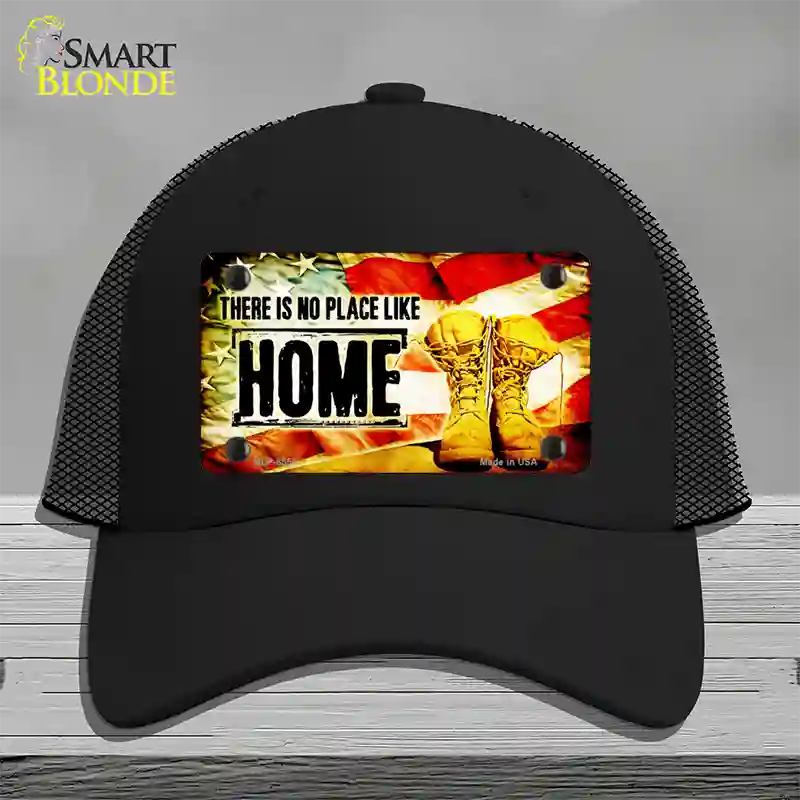 There Is No Place Like Home Novelty License Plate Hat Mesh / Black