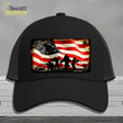 American Freedom Fighters Novelty License Plate Hat Mesh / Black