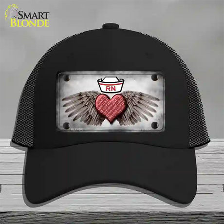 Love RN Novelty License Plate Hat Mesh / Black