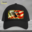 Delaware Love Novelty License Plate Hat Mesh / Black