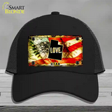 Utah Love Novelty License Plate Hat Mesh / Black