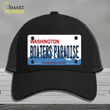 Boaters Paradise Washington Novelty License Plate Hat Mesh / Black