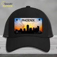 Phoenix Silhouette Novelty License Plate Hat Mesh / Black