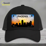 Phoenix Silhouette Novelty License Plate Hat Mesh / Black