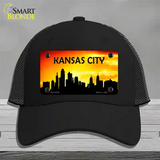 Kansas City Silhouette Novelty License Plate Hat Mesh / Black