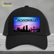 Jacksonville Silhouette Novelty License Plate Hat Mesh / Black