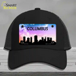 Columbus Silhouette Novelty License Plate Hat Mesh / Black