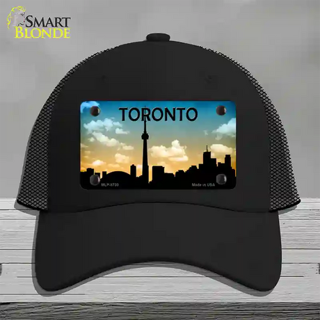 Toronto Silhouette Novelty License Plate Hat Mesh / Black