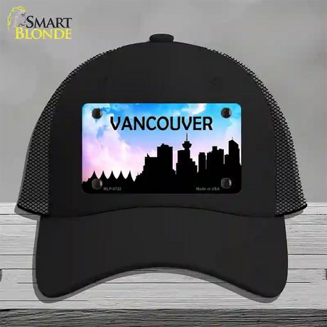 Vancouver Silhouette Novelty License Plate Hat Mesh / Black