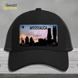 Mississauga Silhouette Novelty License Plate Hat Mesh / Black